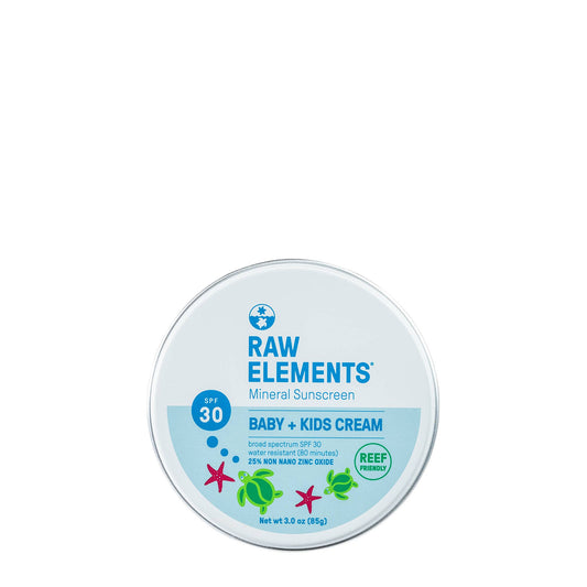 RAW ELEMENTS BABY + KIDS LOTION TIN SPF 30