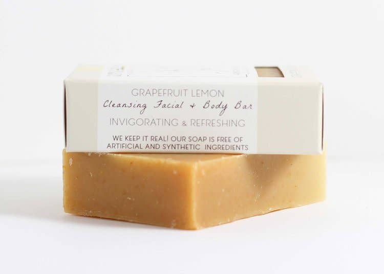 Grapefruit Lemon Facial And Body Bar