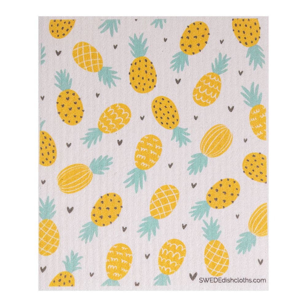 Swedish Dishcloth Pineapple Collage