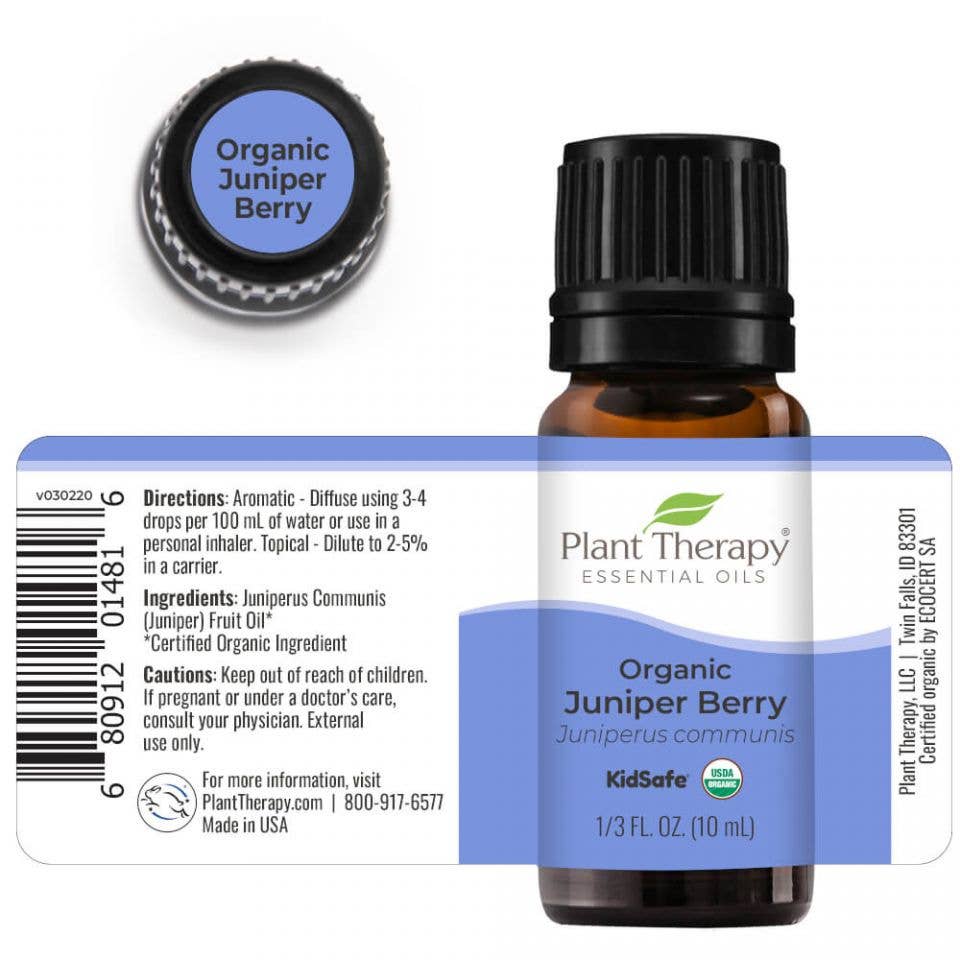 Organic Juniper Berry Essential Oil 10 mL