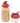 Pour & Store Lid with Carry Loop for Mason Jars: Brick red / Wide mouth
