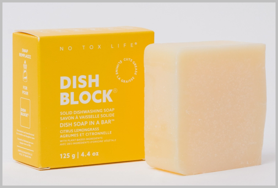 DISH BLOCK® solid dish soap-Citrus Lemongrass – Bulk Refillery