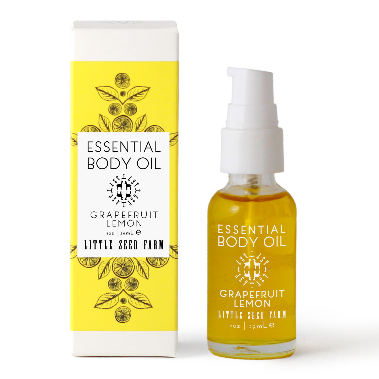 Mini Grapefruit Lemon Essential Body Oil - 1oz