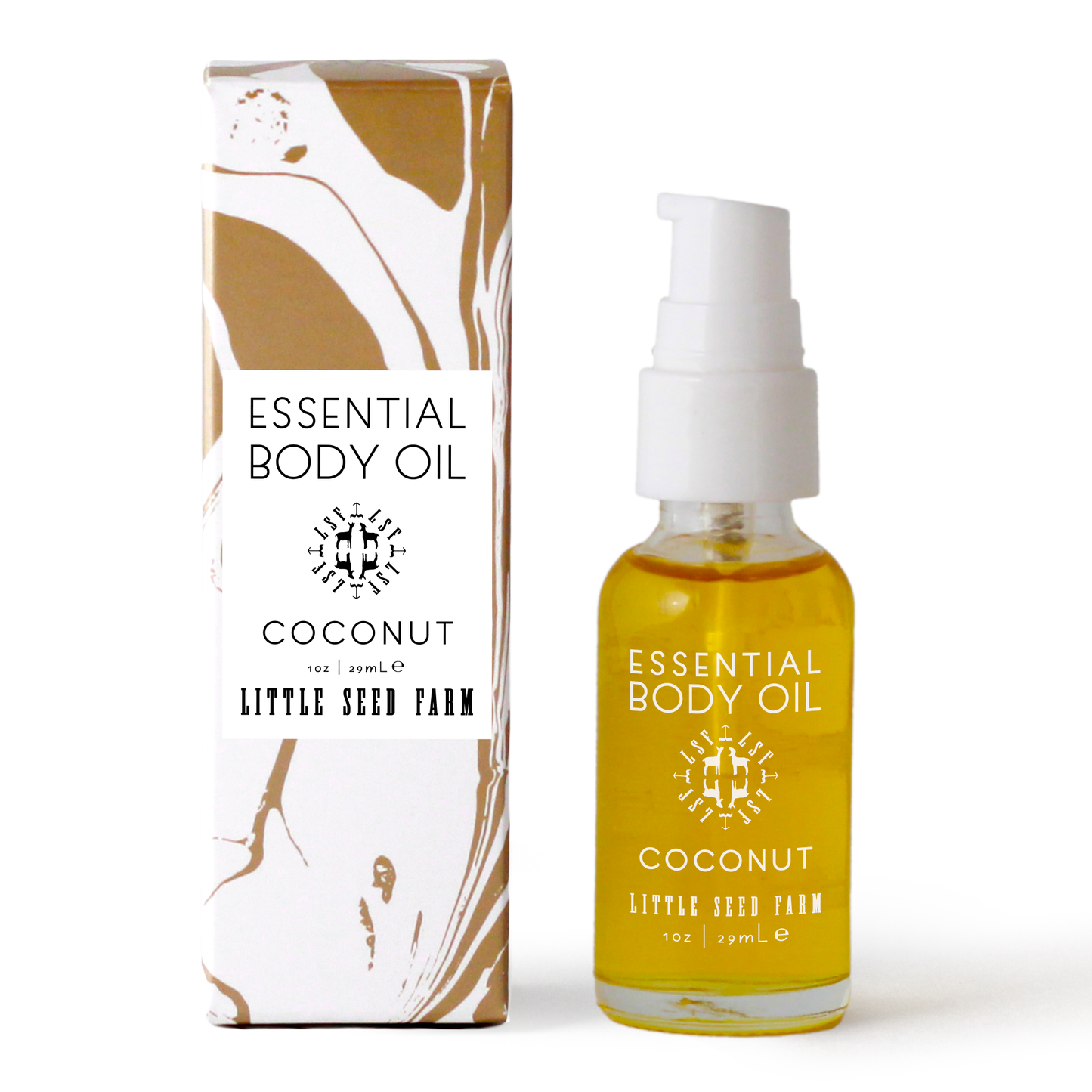 Mini Coconut Essential Body Oil - 1oz