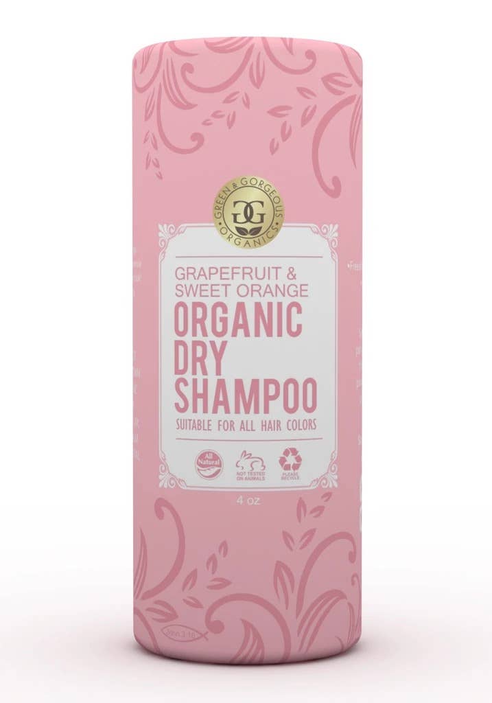 Organic Natural Dry Shampoo Powder- Grapefruit & Orange - 4oz